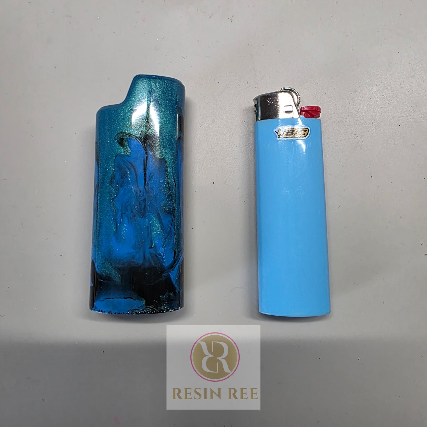 Ocean Ember Resin Lighter Case