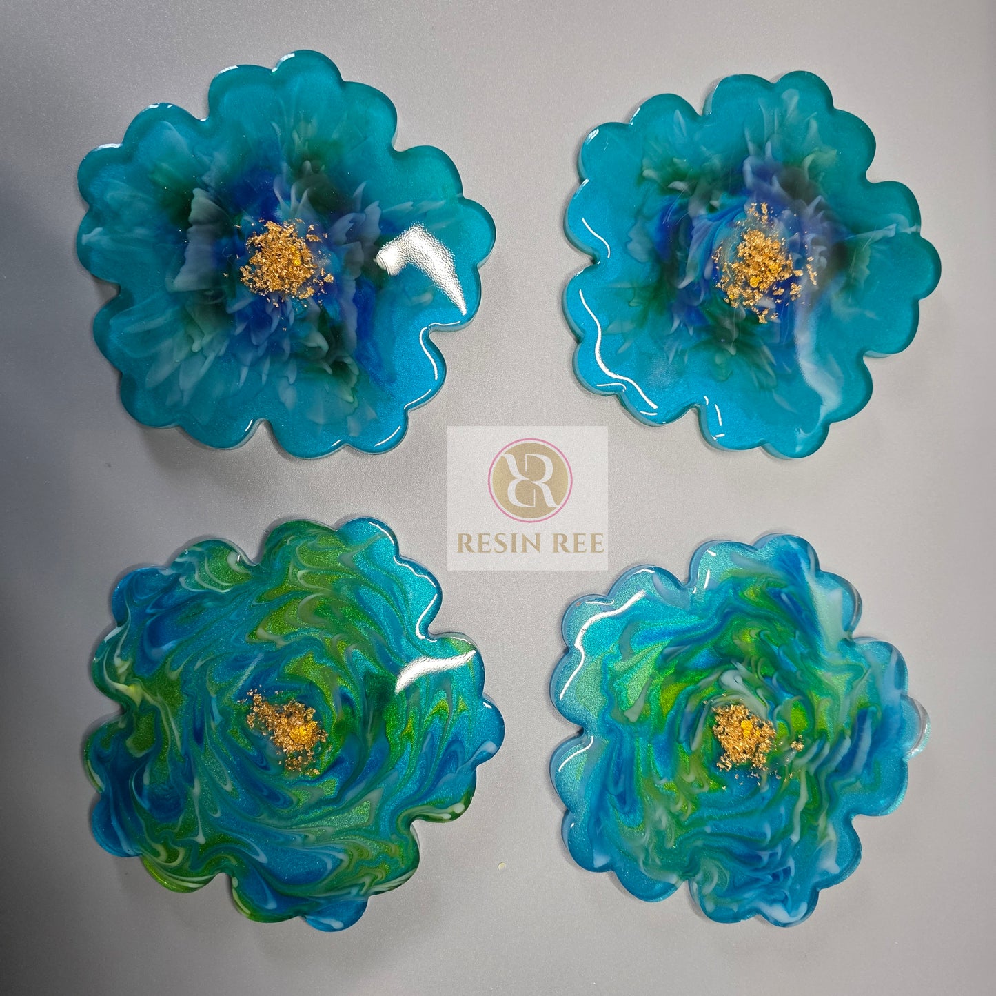Bloom & Swirl Coasters