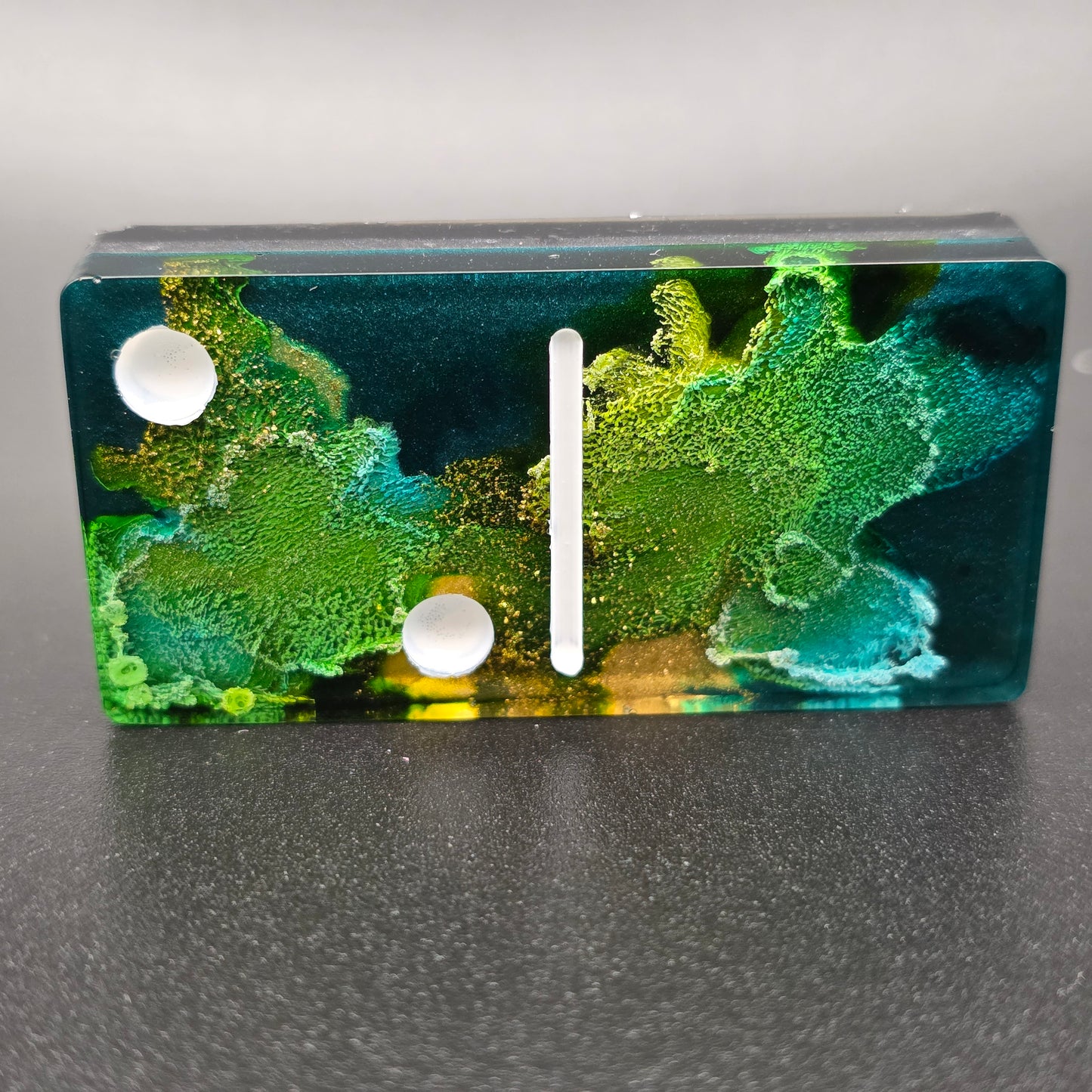Electric Tropics Resin Domino Set