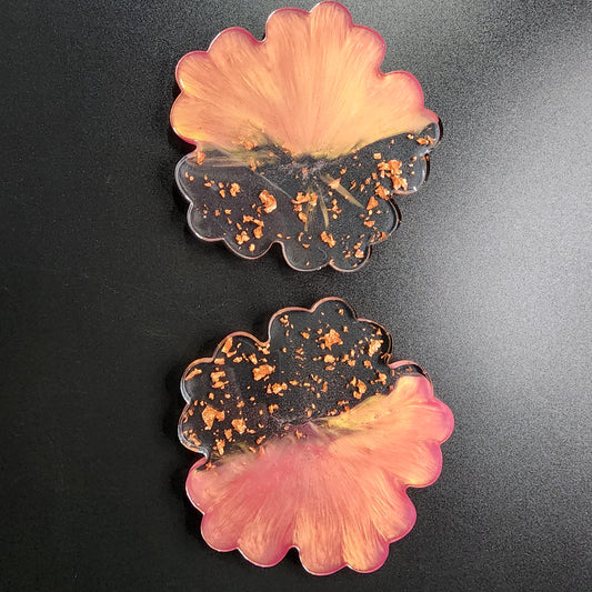 Molten Bloom Coasters - Set of 2