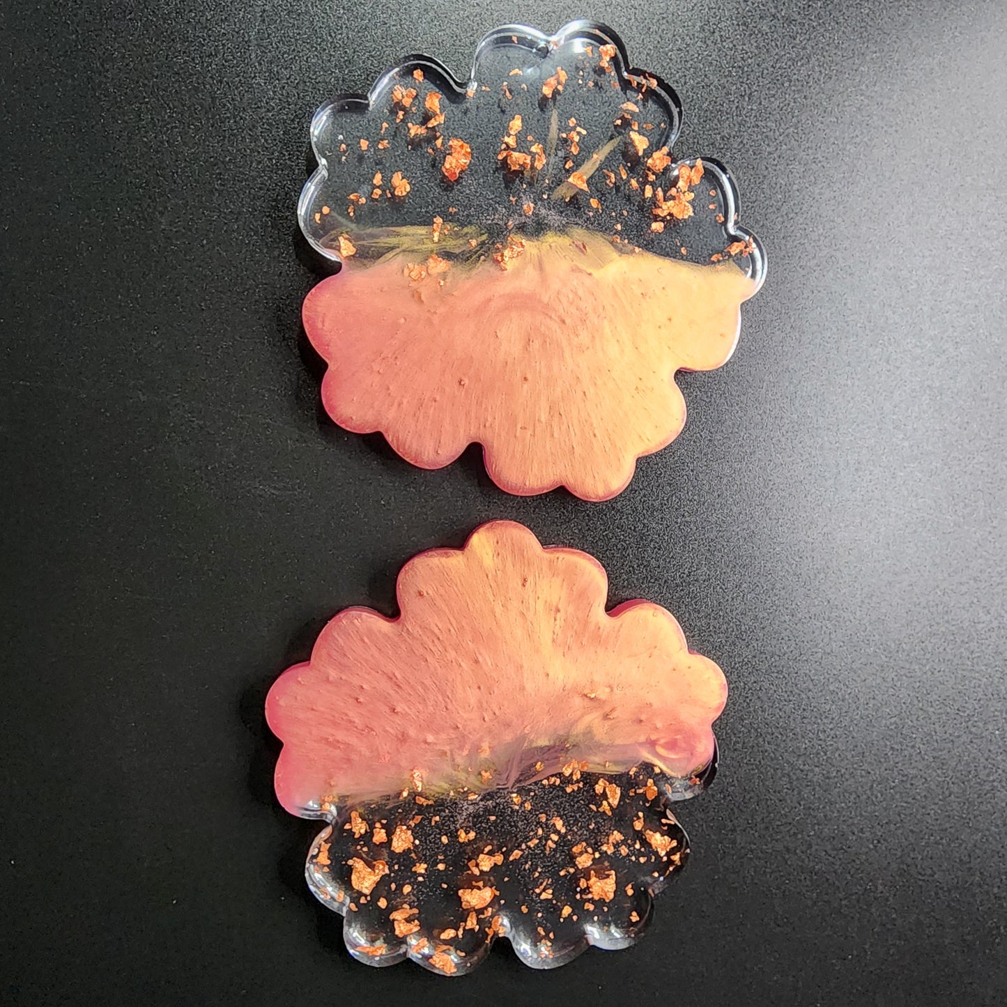 Molten Bloom Coasters - Set of 2