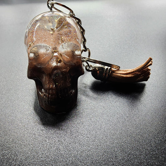 Bronze Rebel Skull (Keychain Example)
