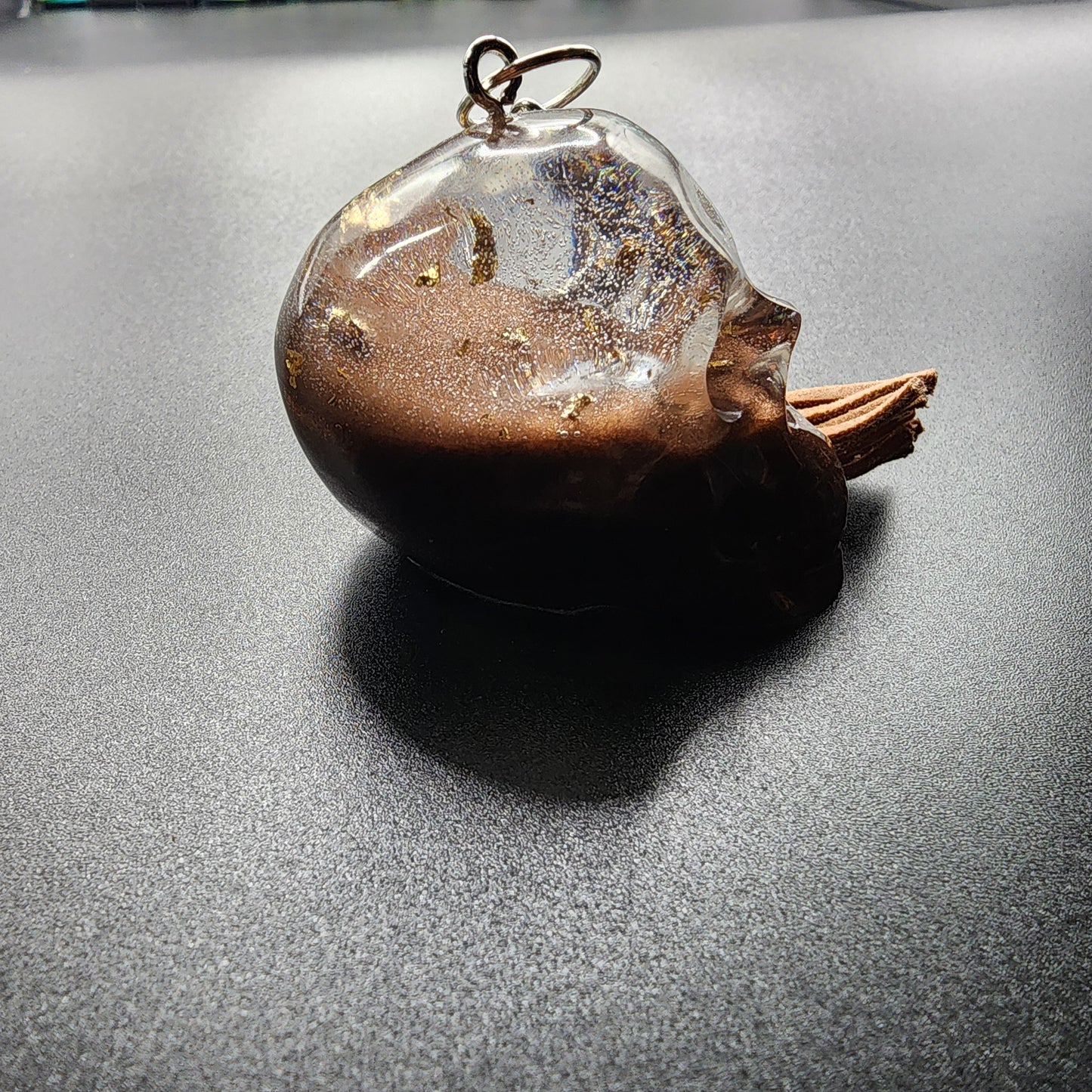 Bronze Rebel Skull (Keychain Example)