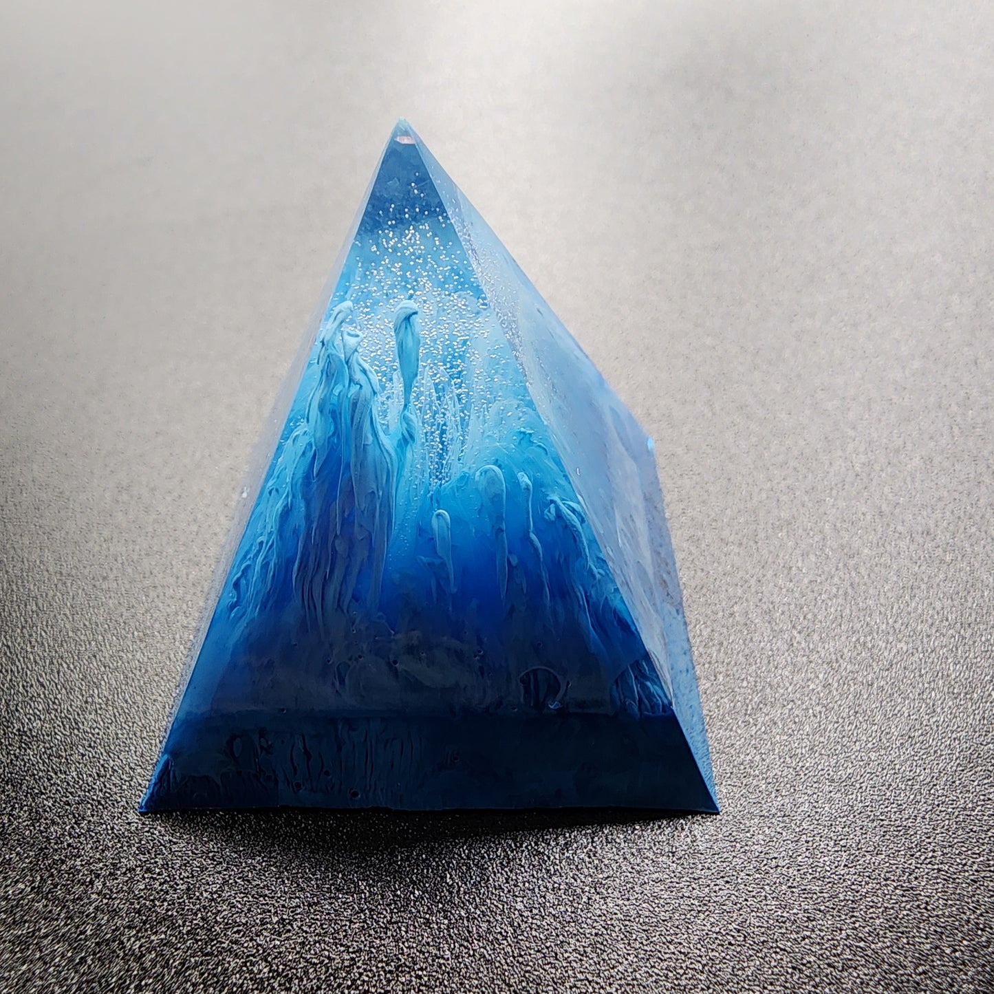 Ocean Surge Resin Pyramid