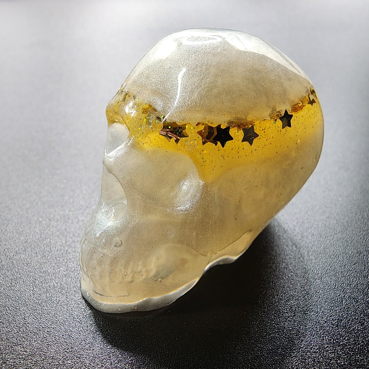 Galactic Halo Resin Skull