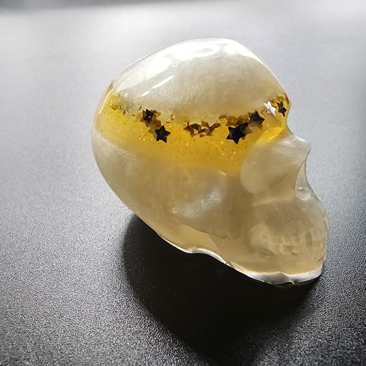 Galactic Halo Resin Skull