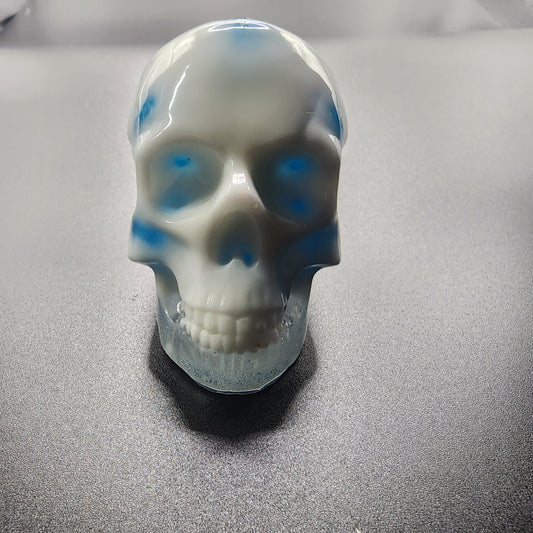 Frost Veil Resin Skull