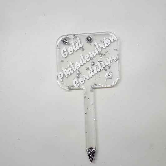 Personalized Resin Garden Marker - Square / Rectangle