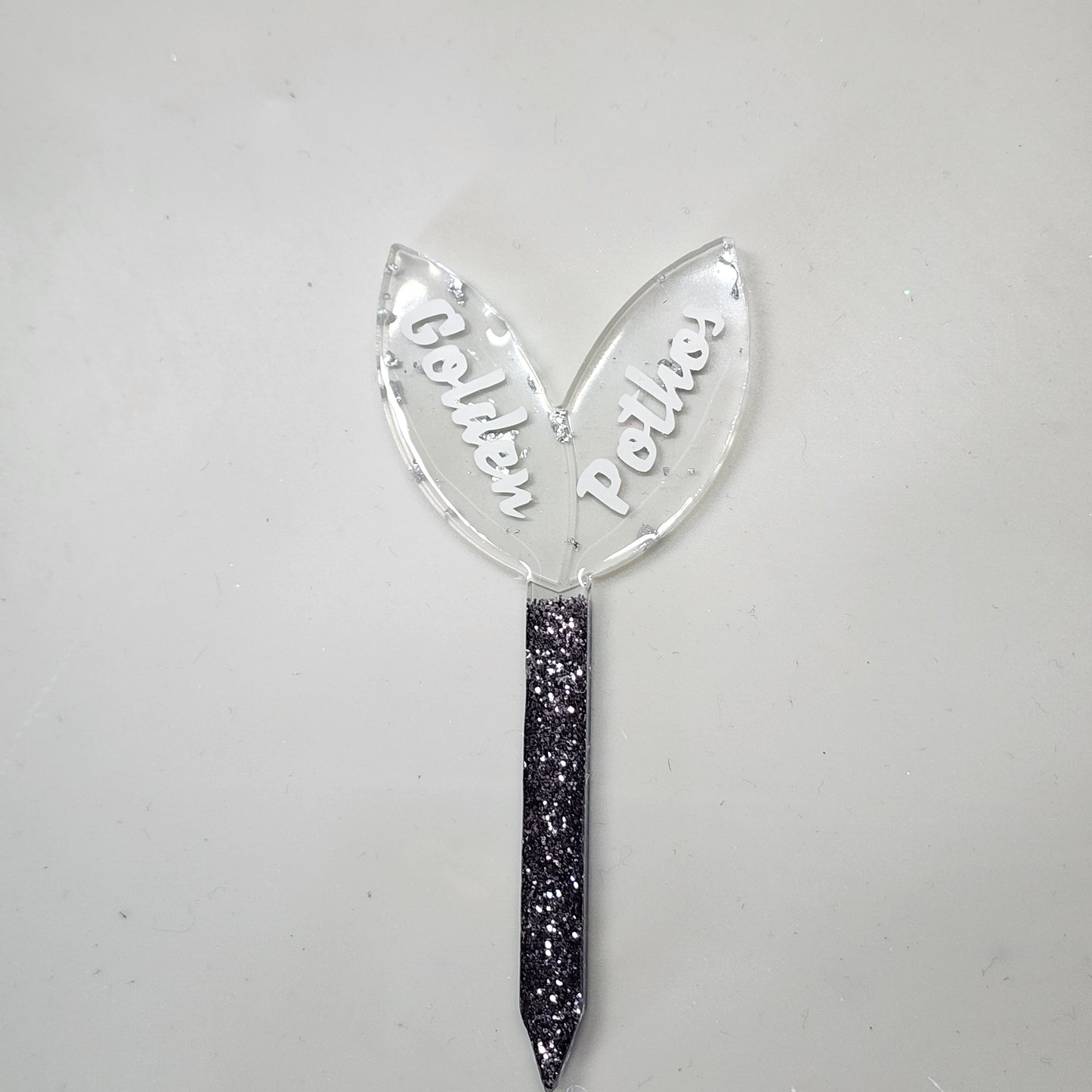 Personalized Resin Garden Marker - Petals