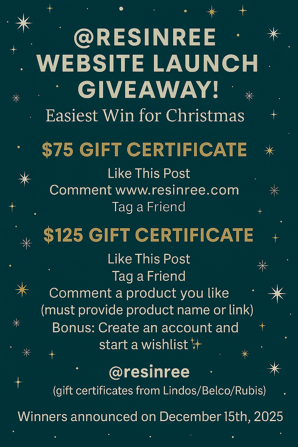 Website Launch & Giveaway