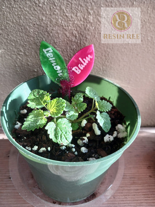 Personalized Resin Garden Marker - Petals