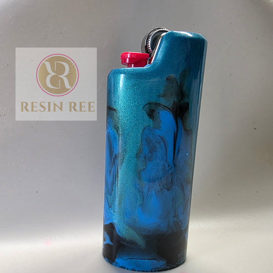 Ocean Ember Resin Lighter Case