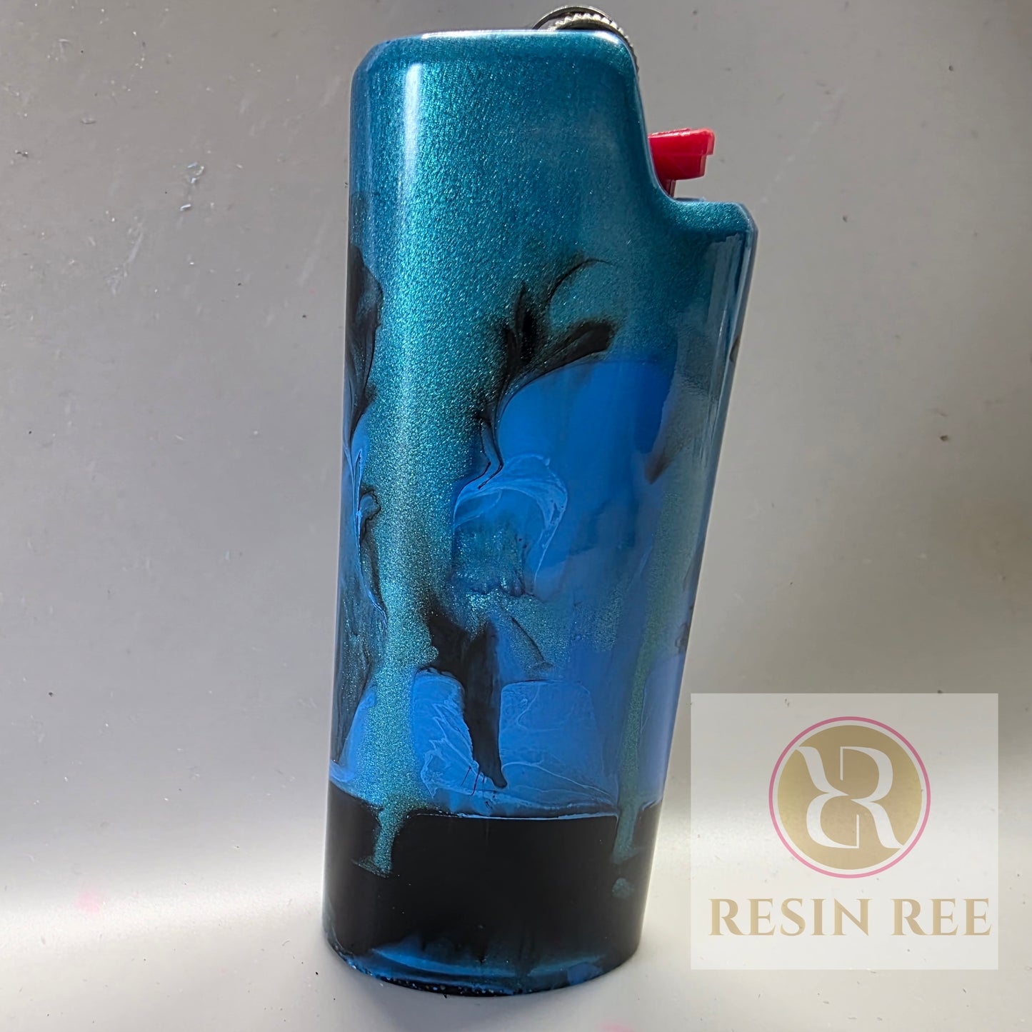 Ocean Ember Resin Lighter Case