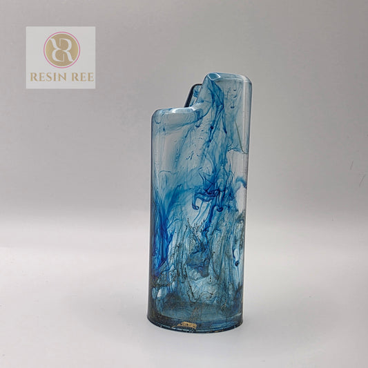 Ocean Ink Resin Lighter Case