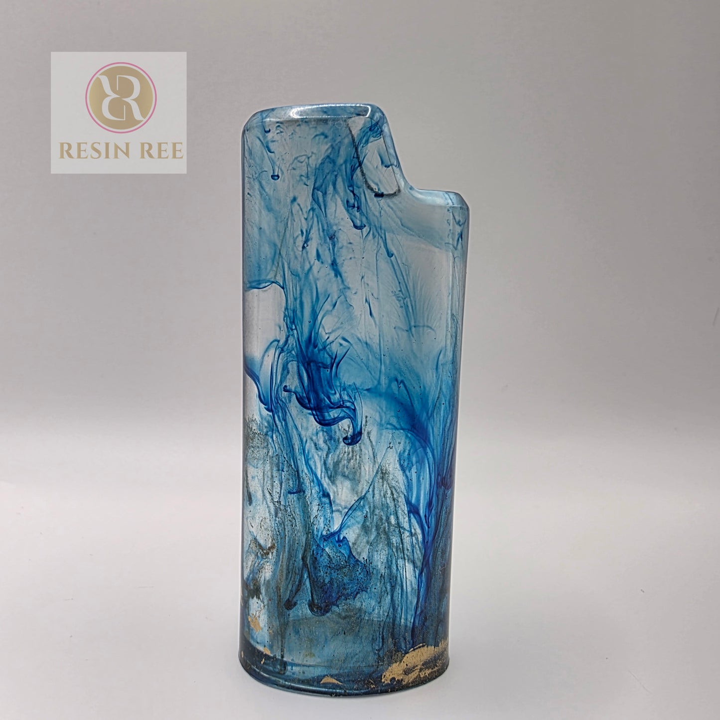 Ocean Ink Resin Lighter Case