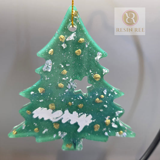 Golden Noel Tree Duo
