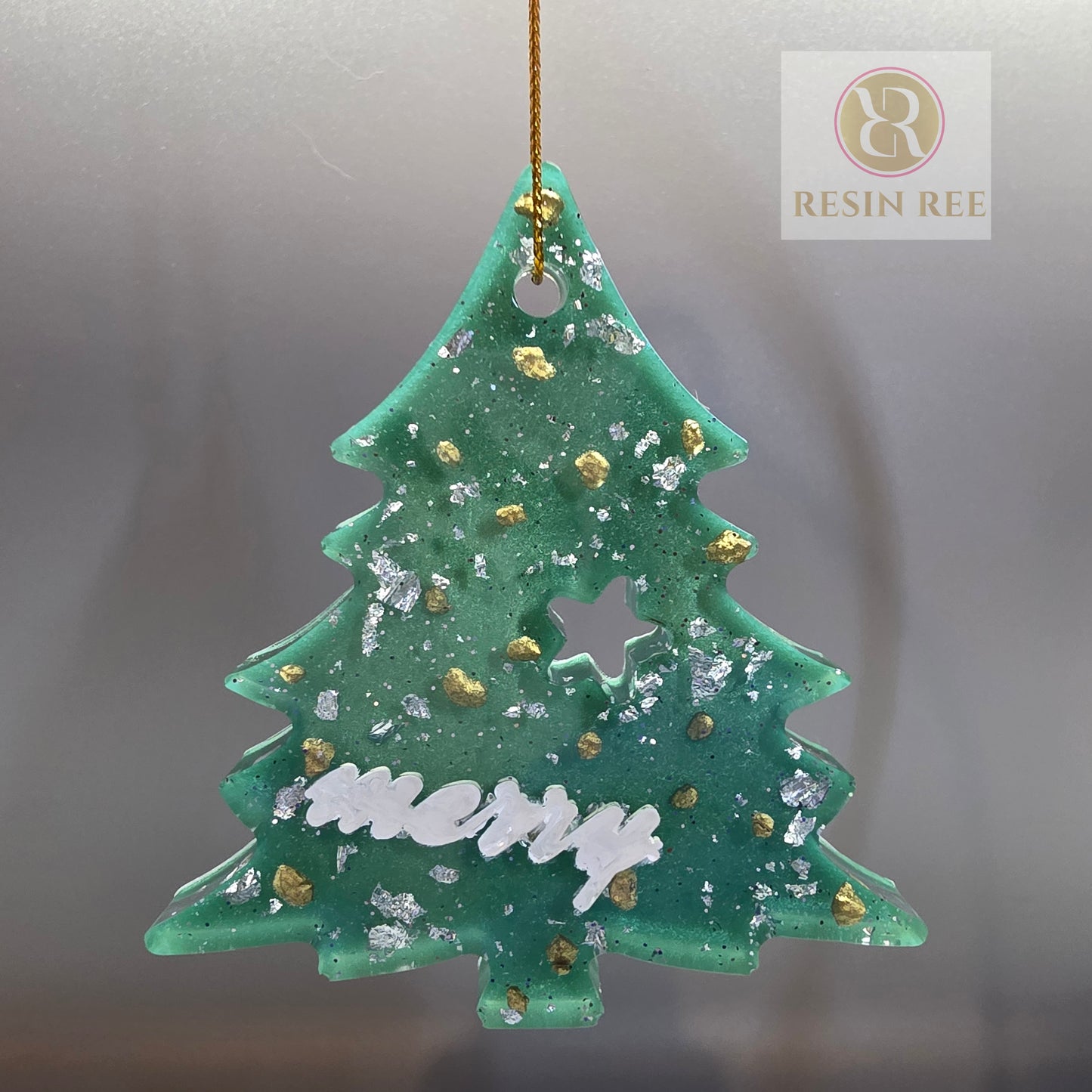 Golden Noel Tree Duo