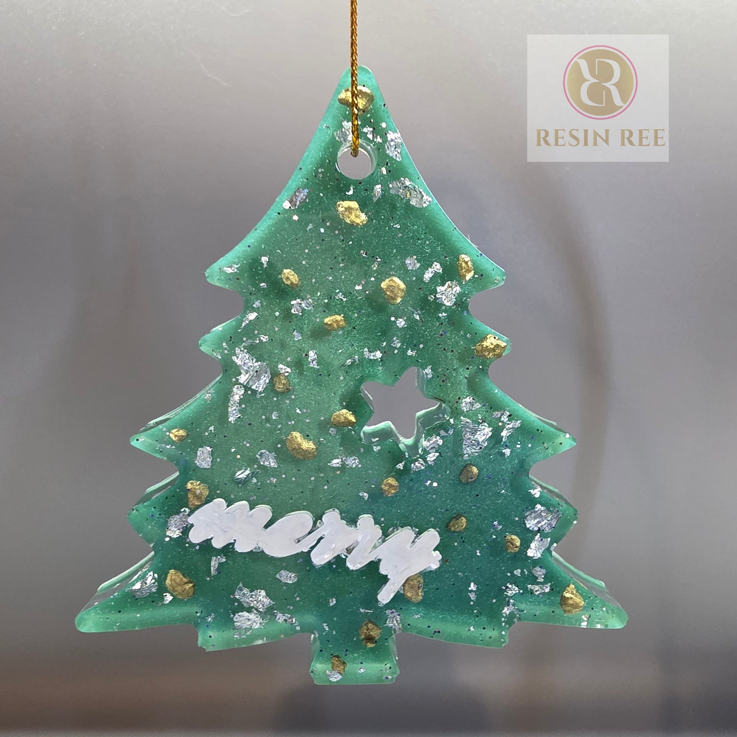 Golden Noel Tree Duo