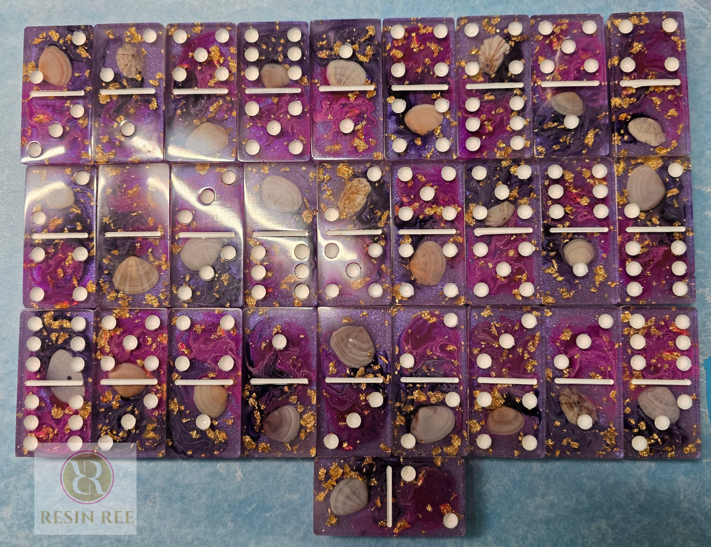 Purple Empress Domino Set