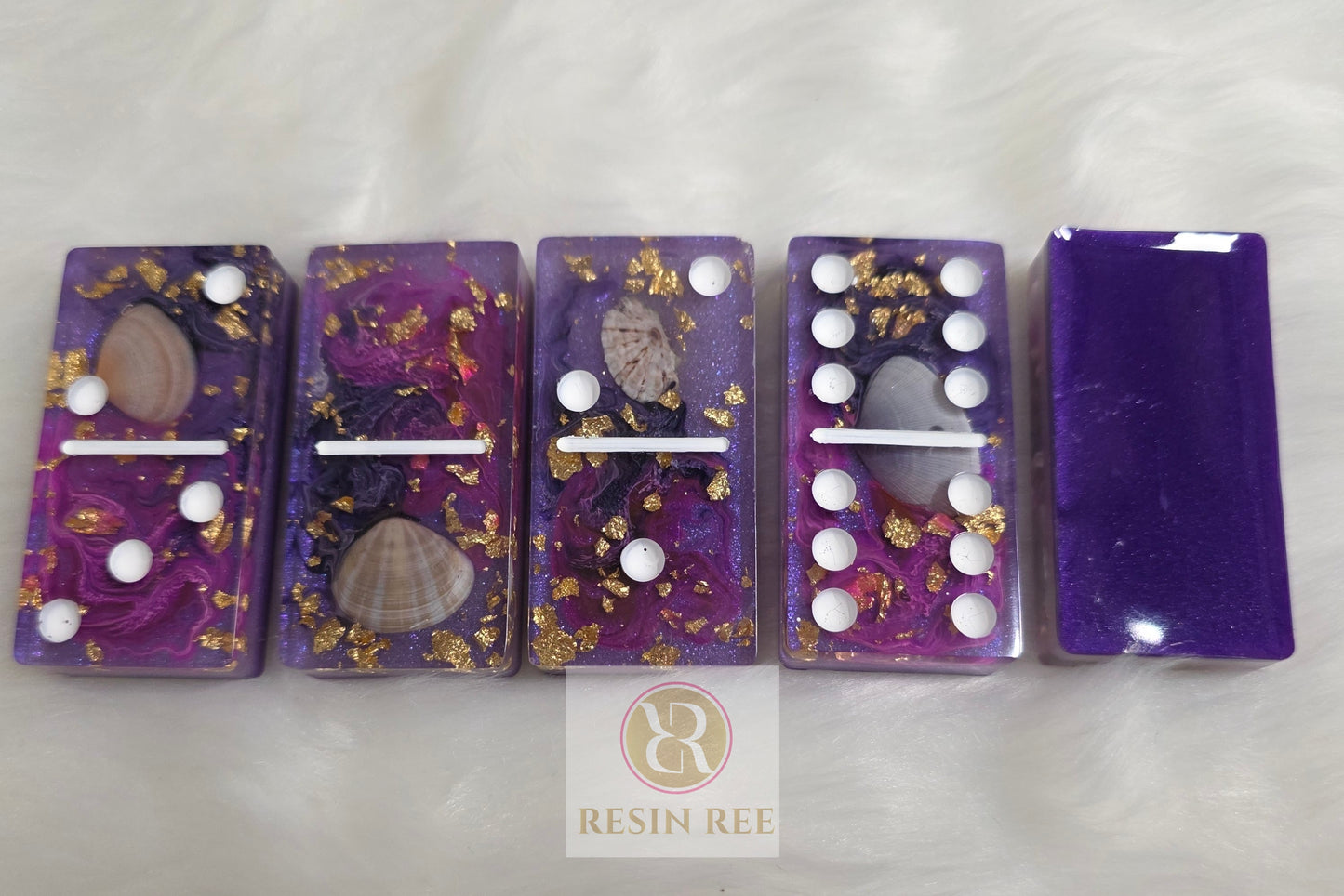 Purple Empress Domino Set
