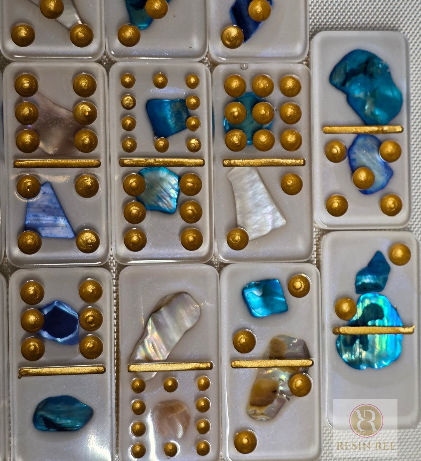Azure Tide Domino 55 Set