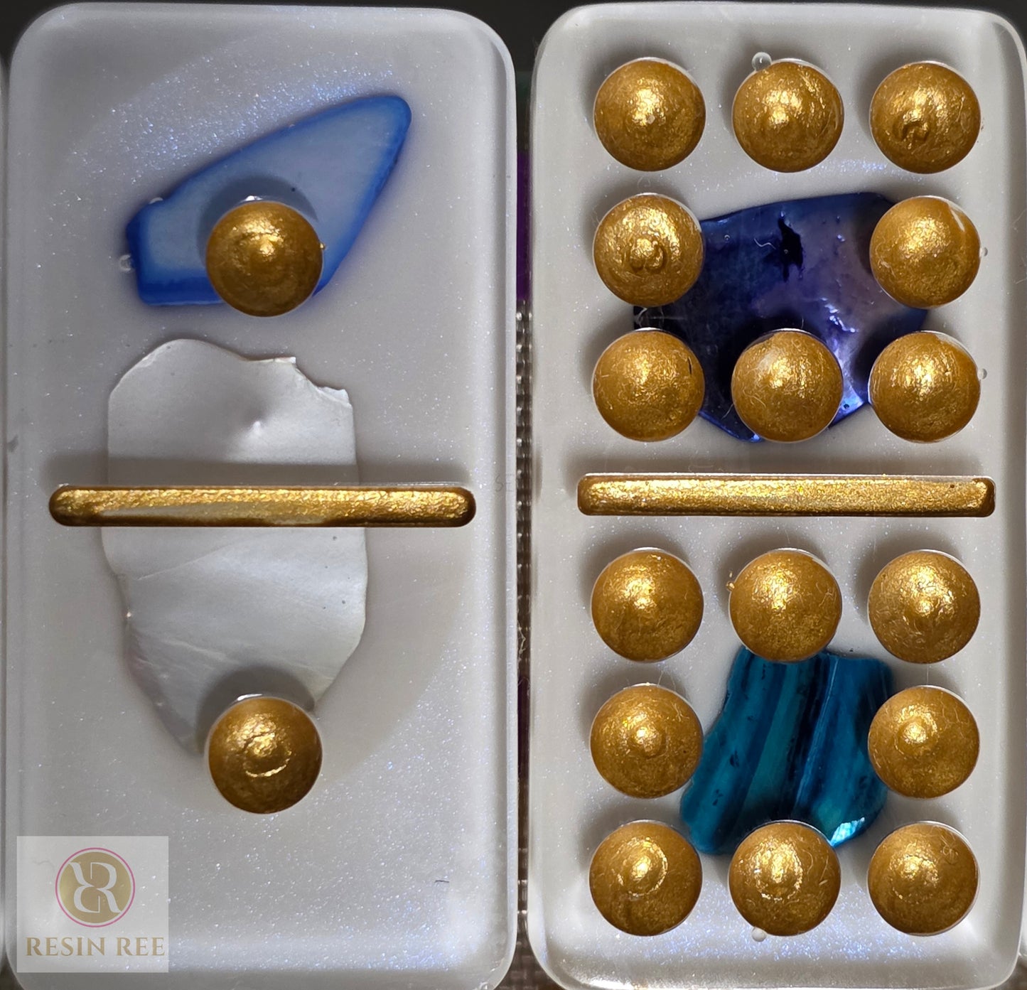 Azure Tide Domino 55 Set