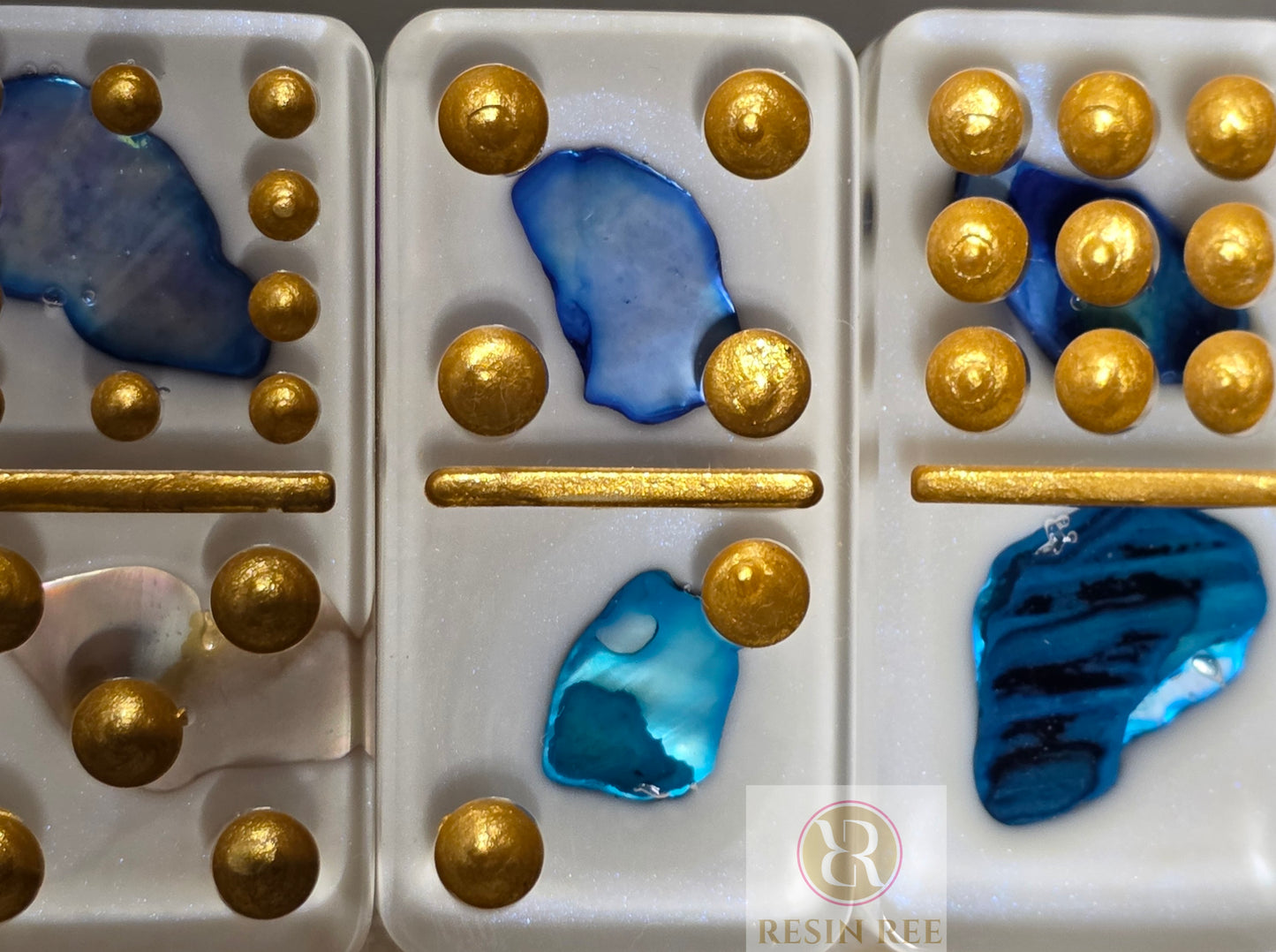 Azure Tide Domino 55 Set