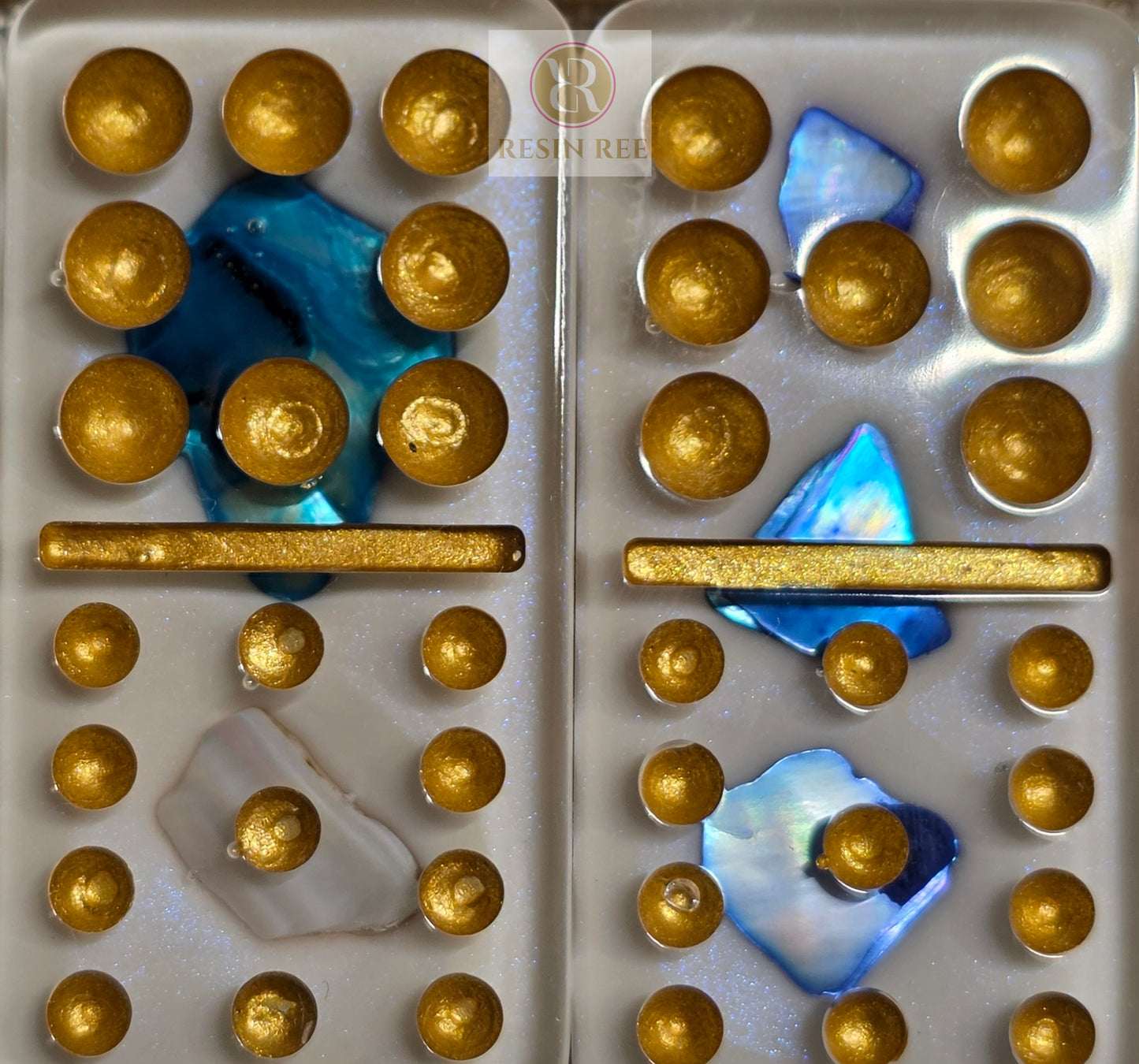 Azure Tide Domino 55 Set