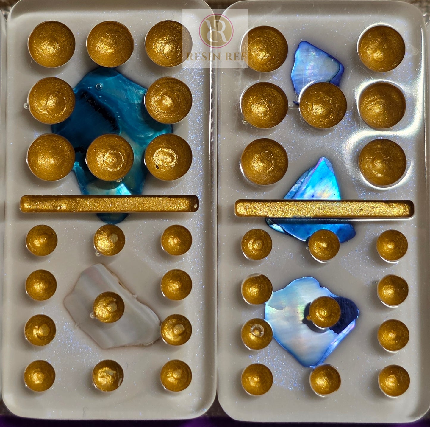 Azure Tide Domino 55 Set
