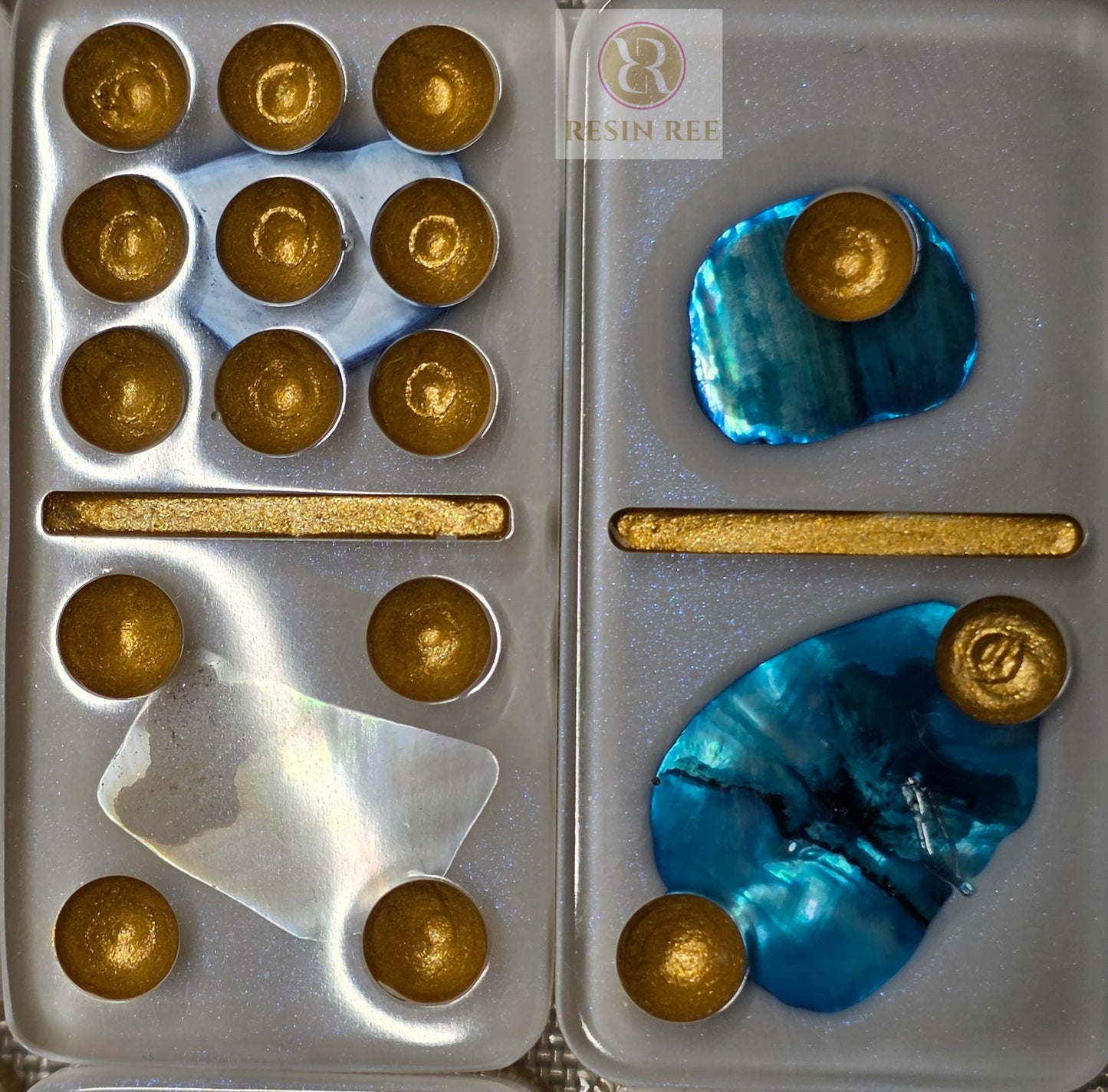 Azure Tide Domino 55 Set