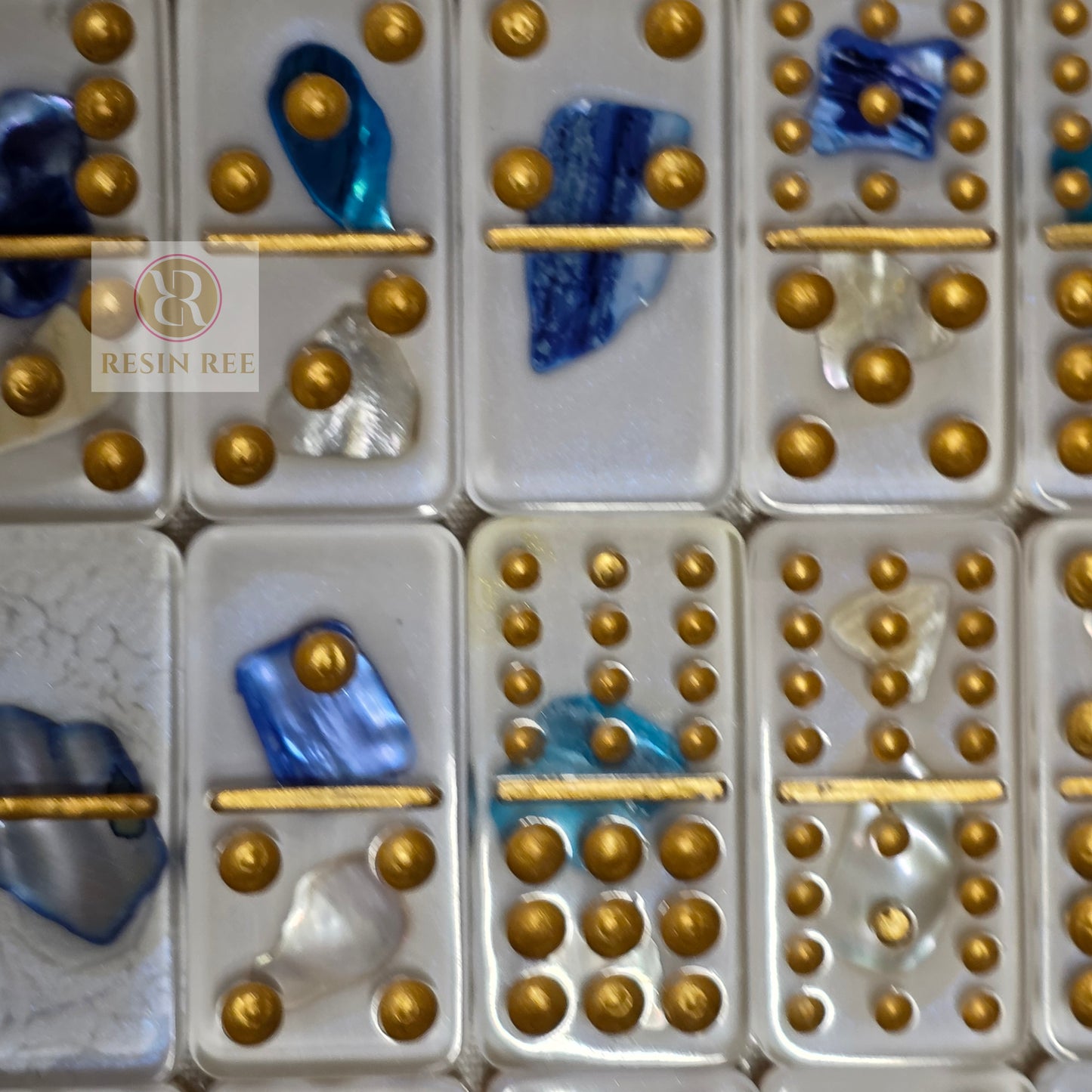 Azure Tide Domino 55 Set