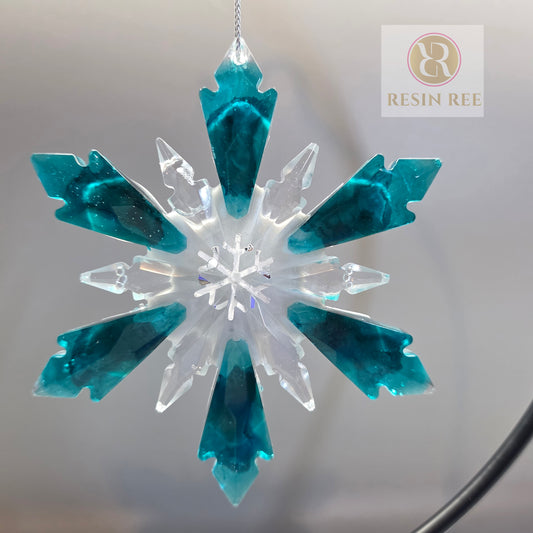 Solstice Glass Snowflake Trio