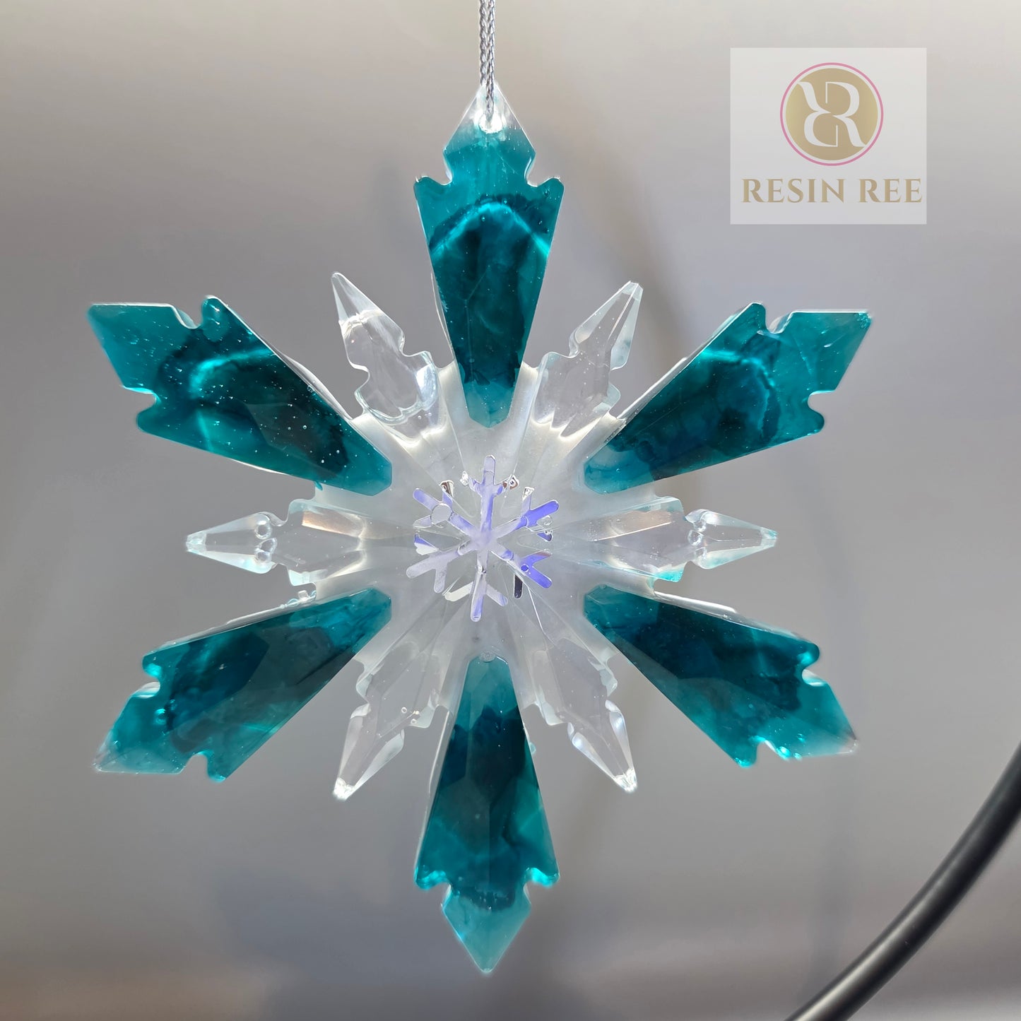 Solstice Glass Snowflake Trio