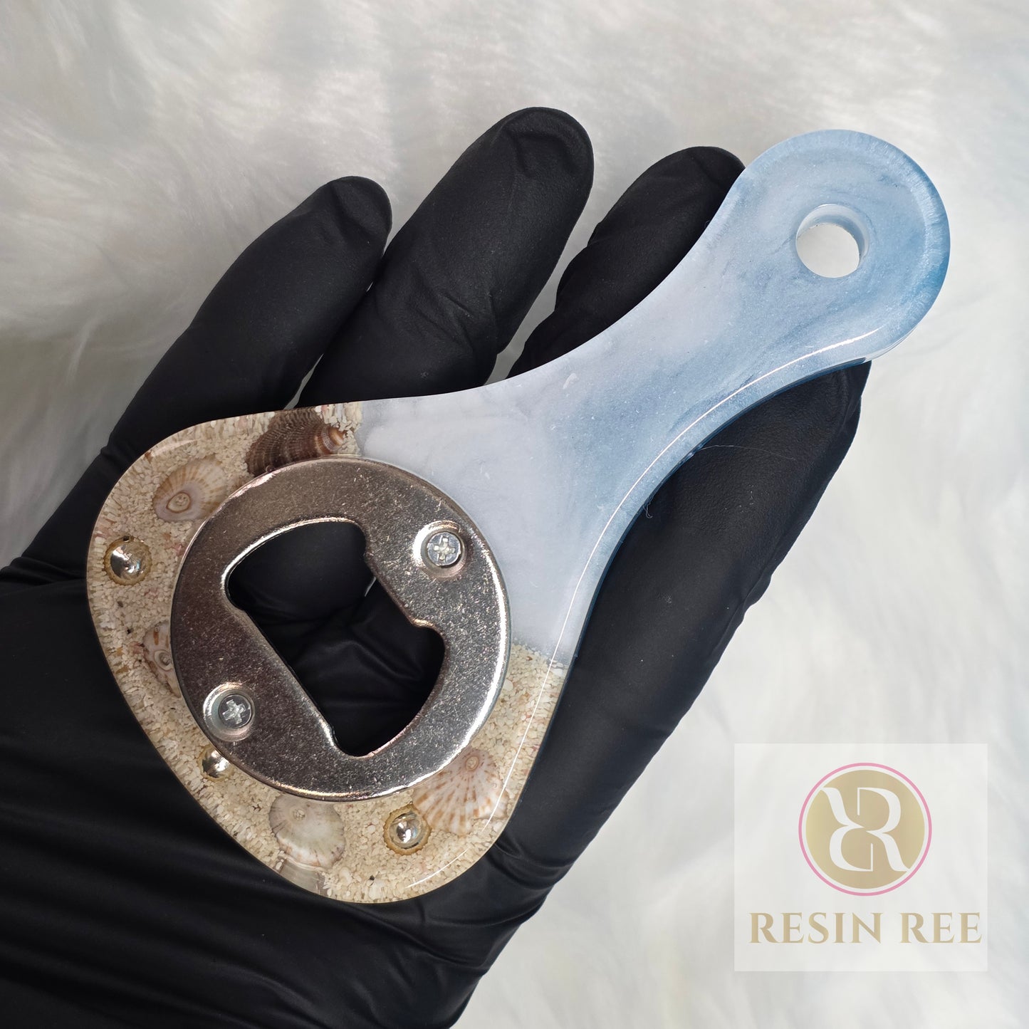 Treasure Under Beach Foam Resin Bottle Opener (Paddle)