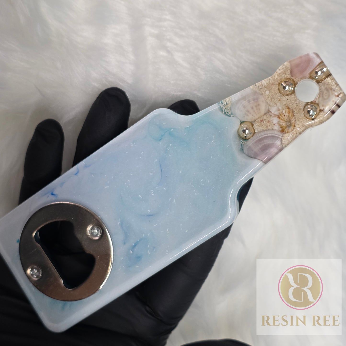 Treasure Under Beach Foam Resin Bottle Opener (Bottle)