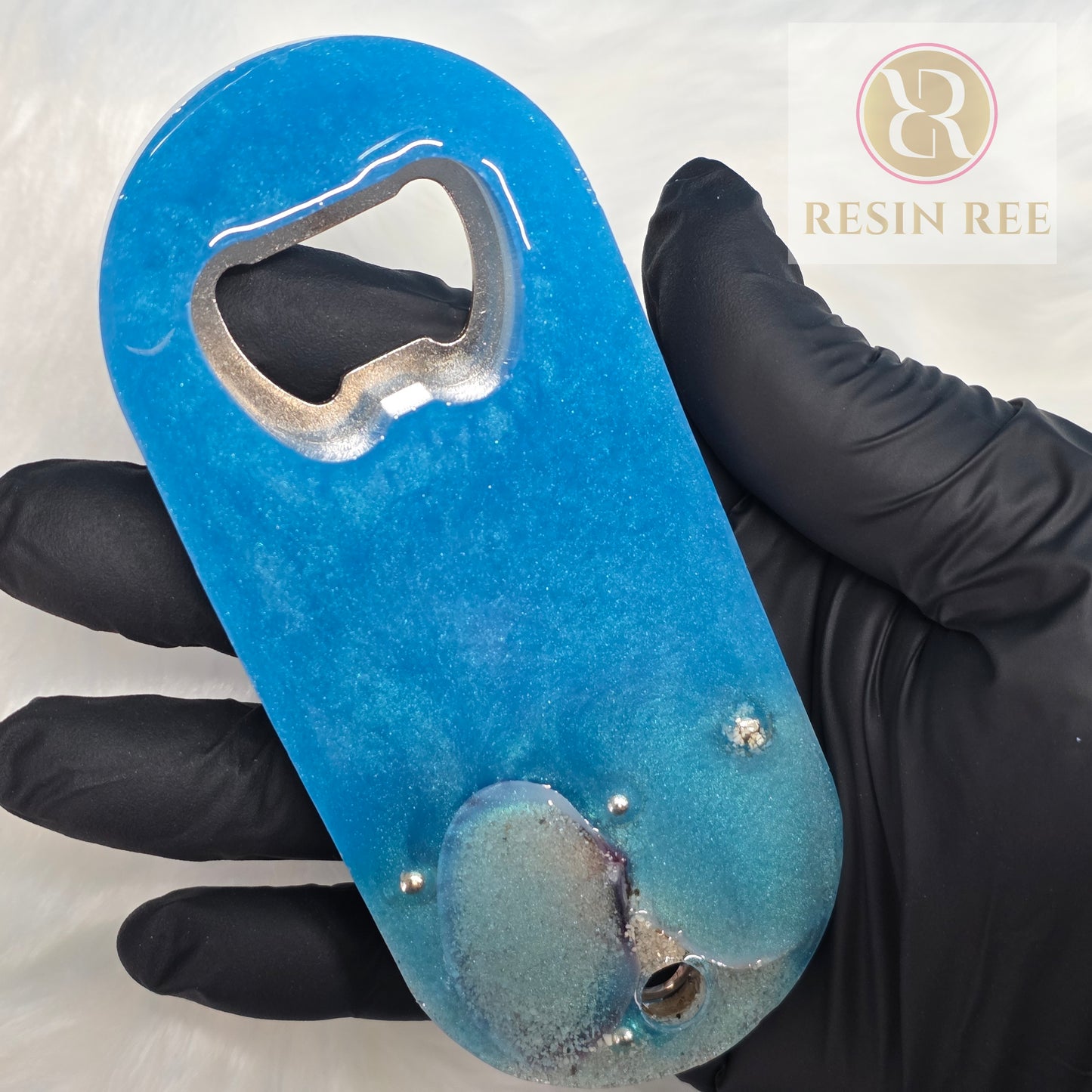 Treasure Under Beach Foam Resin Bottle Opener (Oval)