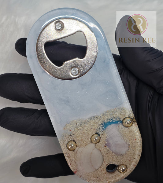 Treasure Under Beach Foam Resin Bottle Opener (Oval)