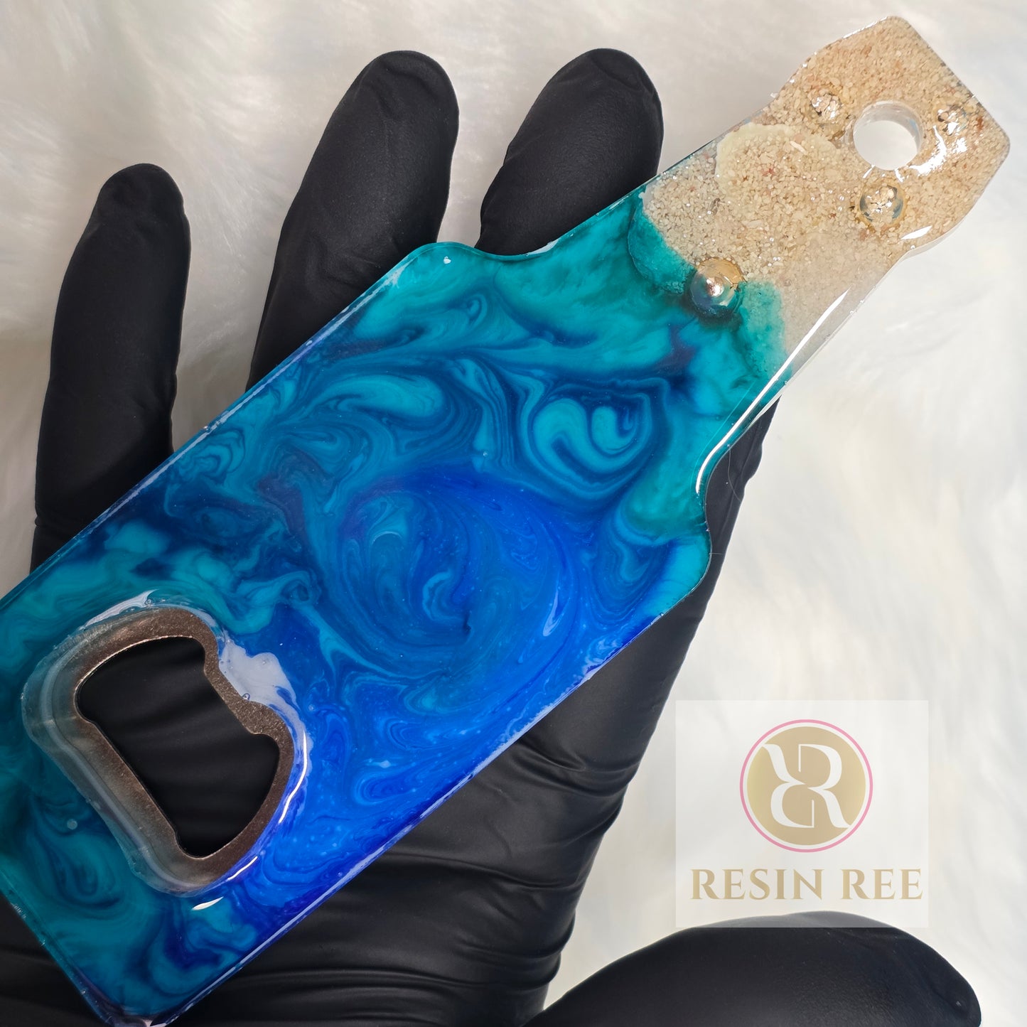 Treasure Under Beach Foam Resin Bottle Opener (Bottle)