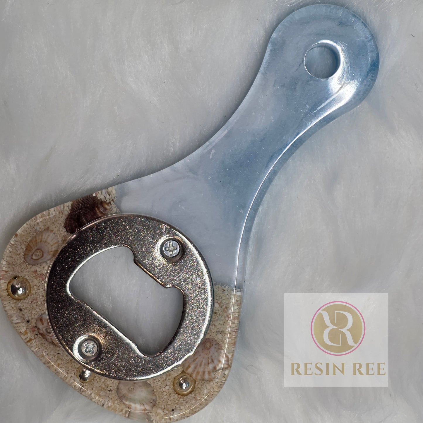 Treasure Under Beach Foam Resin Bottle Opener (Paddle)